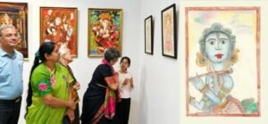 गणेश चर्तुथी और जन्माष्टमी के अवसर पर 35 चित्रकारों द्वारा सृजित 75 पेंटिंग्स की प्रदर्शनी